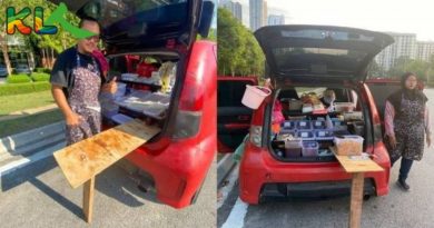 迈薇改装流动摊子 夫妻挺而走险卖椰浆贩