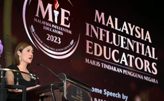 大马最具影响力教育家（MIE）主席陈恬怡。