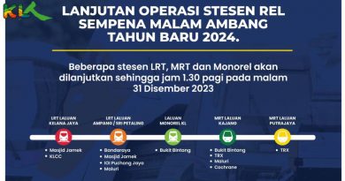 配合元旦倒数活动 Rapid KL 延长服务