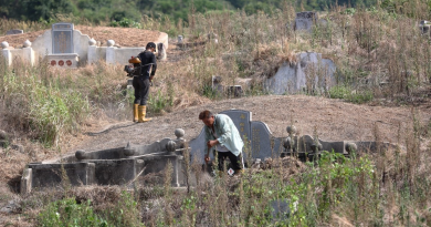 天气酷热干旱 义山除草降火灾风险