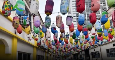 史里肯邦安商业中心 1000个手绘灯笼高挂