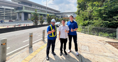 通往菲力欧白沙罗捷运站 人行道竣工启用