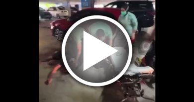 医院泊车场抢劫案！男子被打爆头后 再抢劫