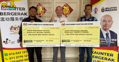 林立迎拨款10万 2组屋维修升降机