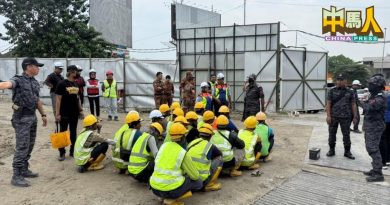 隆市局联合取缔行动  突击工地  扣16非法外劳