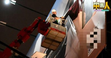 接2次警告厂家没理会  灵市长亲自 摘非法广告