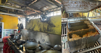 污水井满油垢不卫生 快乐花园一食肆被令即刻停业