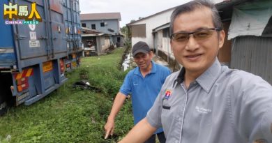 龙溪迪沙迪玛冷岳缺乏管理 沟渠阻塞 致水灾