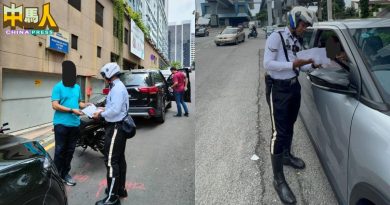 隆警3天发逾万张劝导通知单  阻碍交通居首