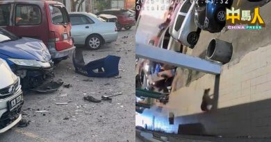 罗厘连撞6车后逃逸 车主报警追查肇事司机