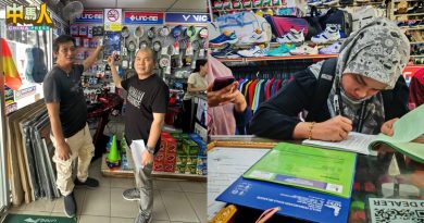 执法员检举 没贴禁烟告示图 运动器材专卖店 中罚