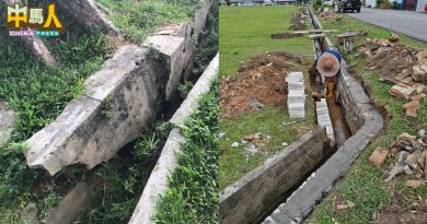 巴生北区圣淘沙35路  逾3万 抢修 排水沟