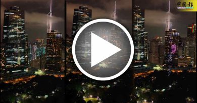 无人机灯光秀 吉隆坡夜空美翻！