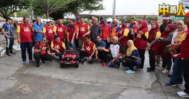 安邦再也市会“无车日暨儿童节”  节目丰富  民众尽兴归