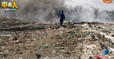 疑有人烧垃圾 依约非法垃圾场失火